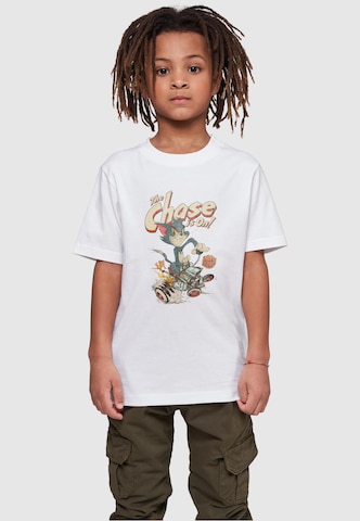 T-Shirt 'Tom And Jerry - The Chase Is On' ABSOLUTE CULT en blanc : devant