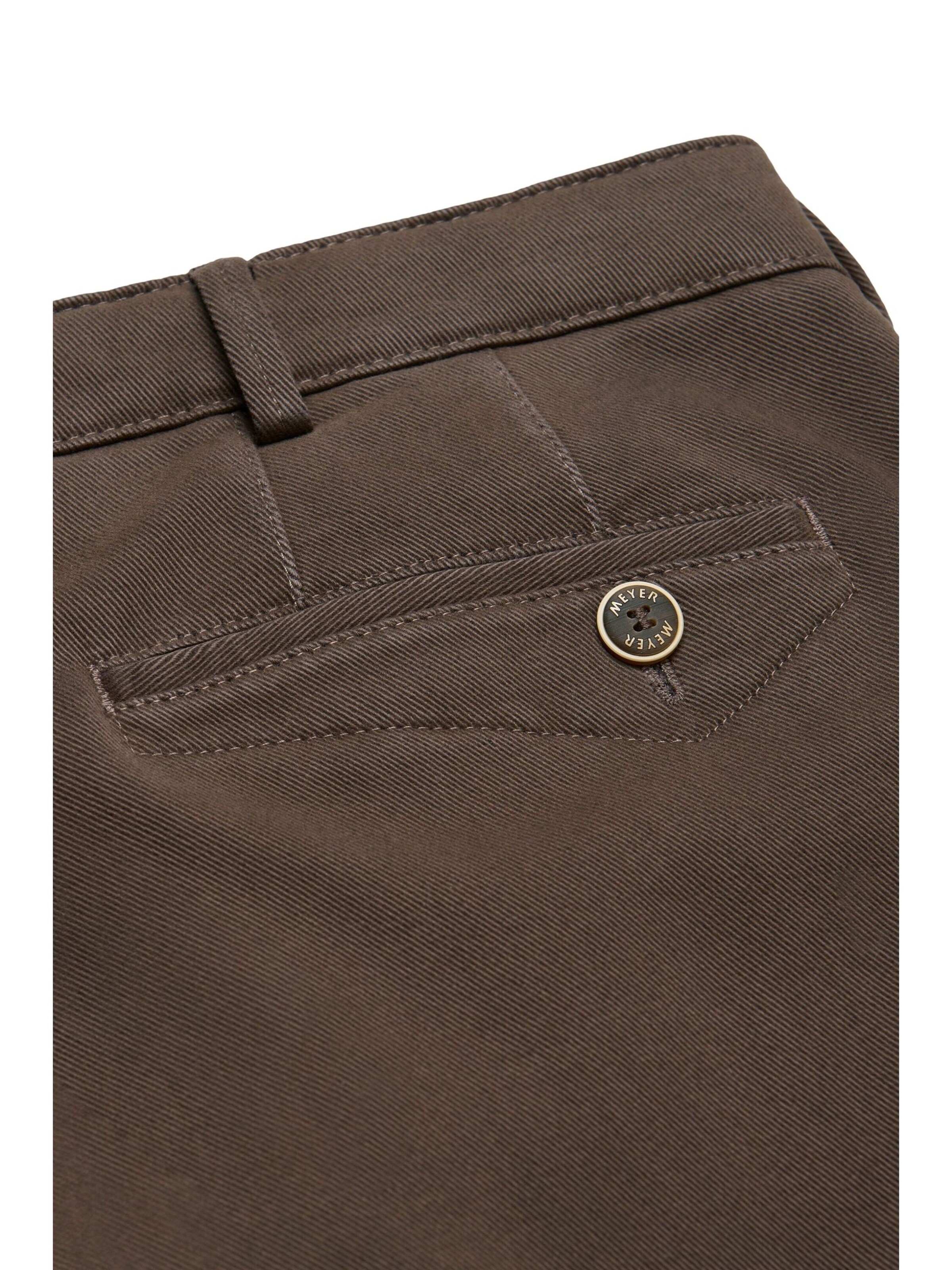 MEYER Regular Chino Pants in Brown
