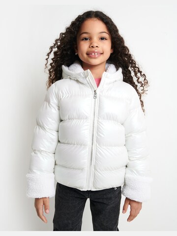 Threadgirls Winterjacke 'River' in Weiß: Vorderseite