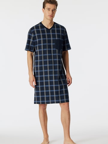 SCHIESSER Pyjama kort ' Comfort Nightwear ' in Blauw