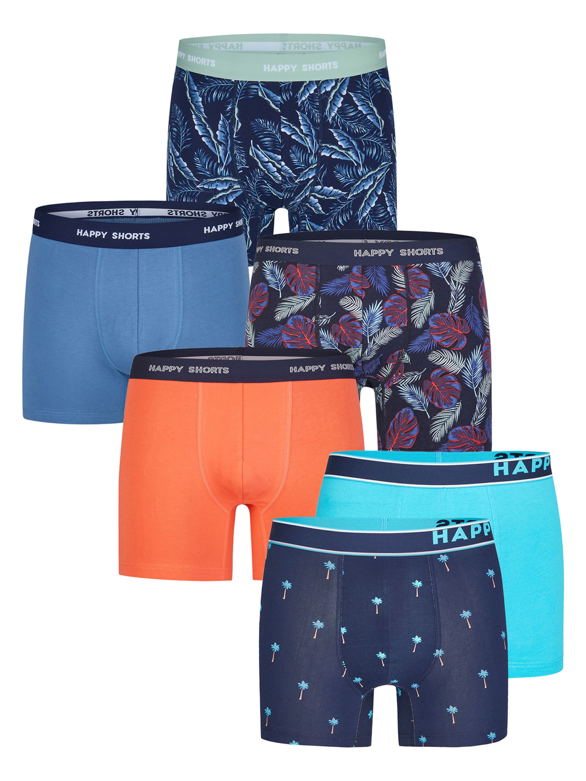 Happy Shorts - Boxers ' Vibe Jersey Sets ' em azul: frente