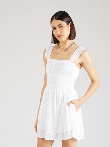 HOLLISTER - Vestido de verão 'SAIDIE' em branco: frente