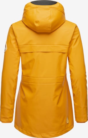 NAVAHOO Weatherproof jacket 'Ocean Heart' in Yellow