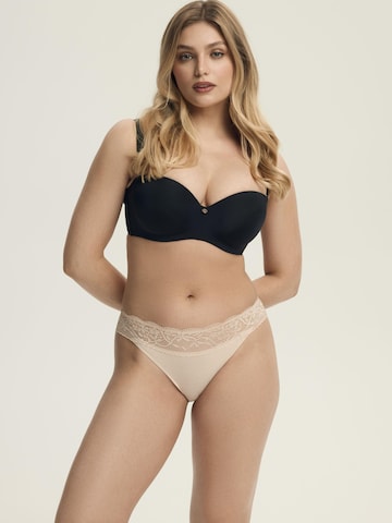 ESOTIQ - Panti 'Taillenslip Patri im 2er Pack, leichter Shaping Effekt, hohe Leibhöhe L' en beige