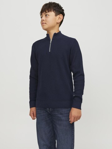 Pull-over Jack & Jones Junior en bleu : devant