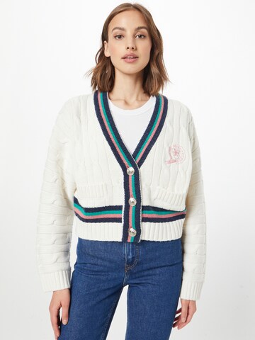 TOMMY HILFIGER Strickjacke in Beige: predná strana