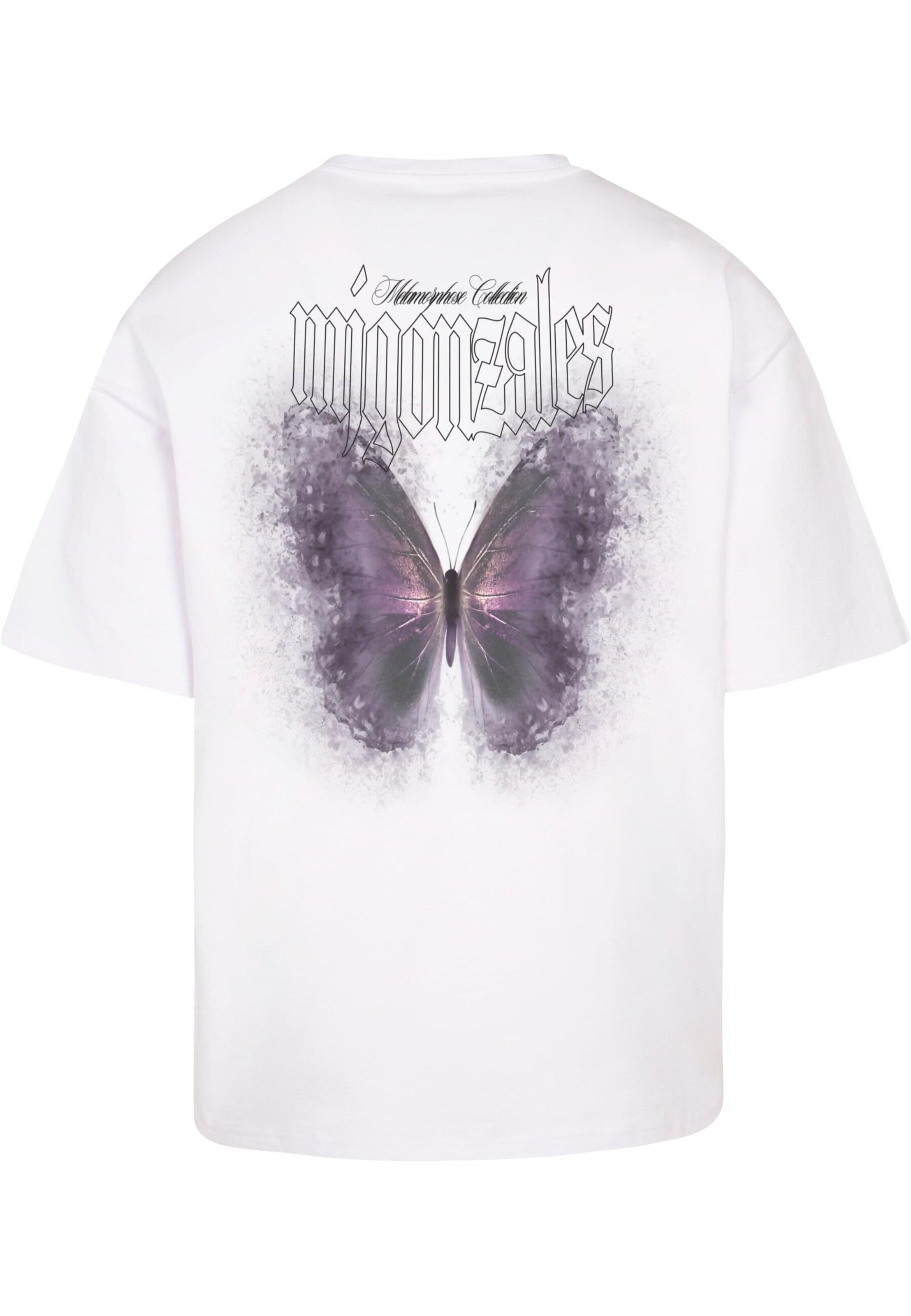 balta MJ Gonzales Marškinėliai 'Frosted Wings'