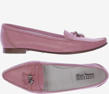 LOTTUSSE Flats & Loafers in 38 in Pink: front