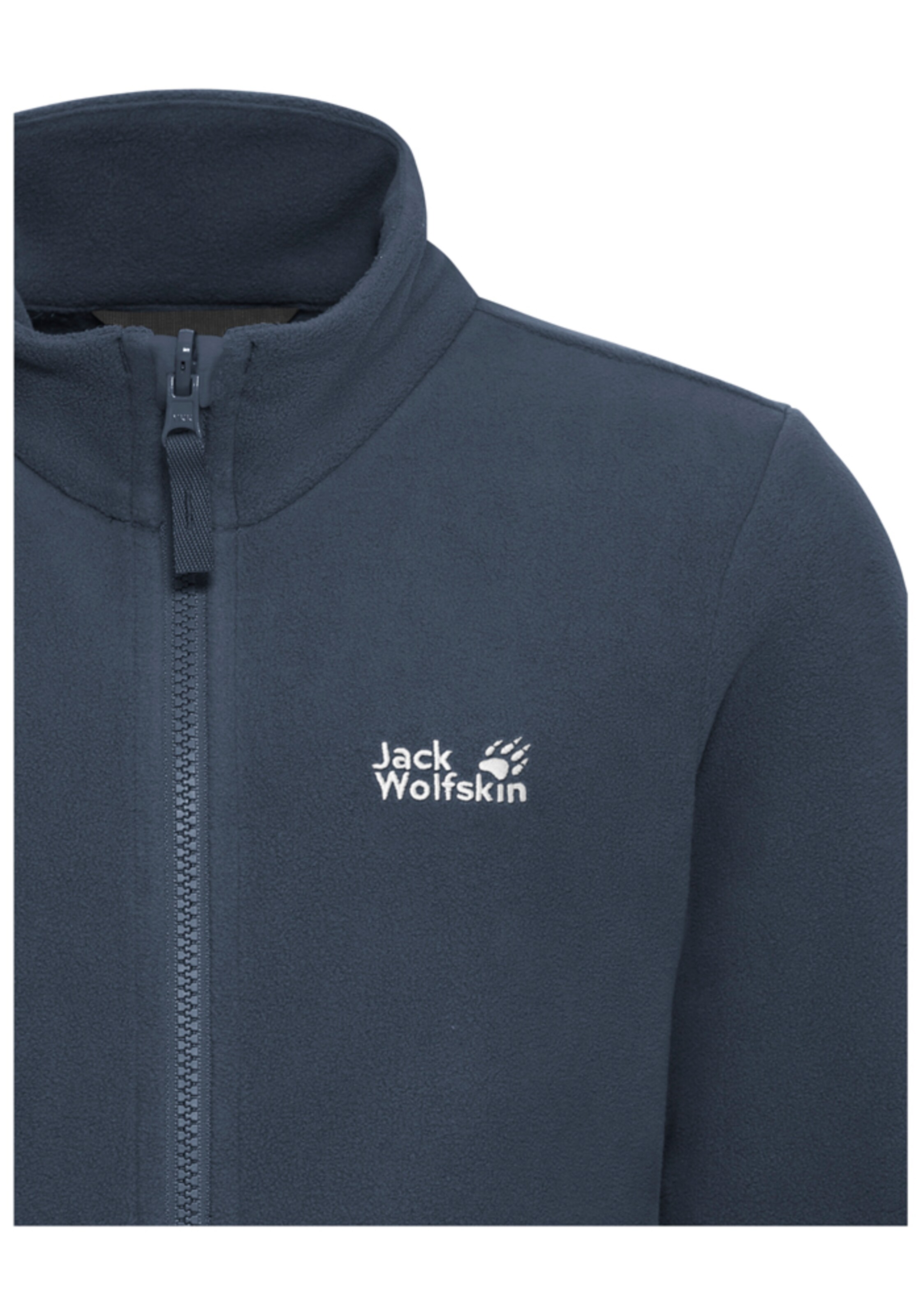 JACK WOLFSKIN Fleecejacke in Grau