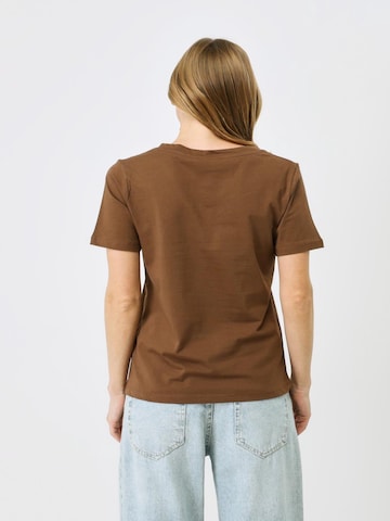 T-shirt C&City en marron