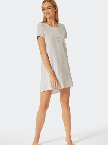 SCHIESSER Nightgown 'Summer Night' in Grey