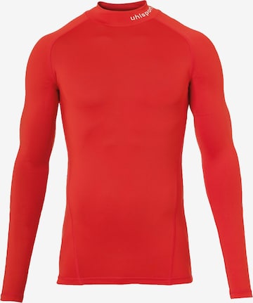 UHLSPORT Slim Fit Base Layer in Rot: Vorderseite