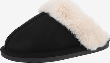 Ital-Design Slippers in Black: front