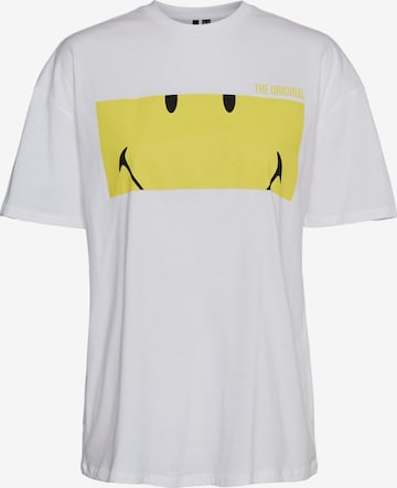 VERO MODA T-Shirt 'Smiley' in Weiß: predná strana