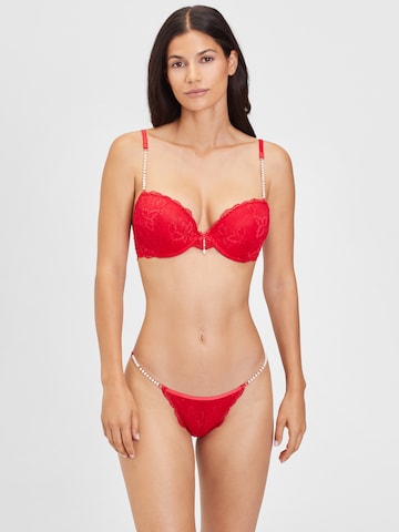 LASCANA Push-up Bra in Red
