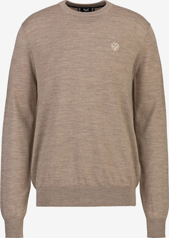 19V69 ITALIA Pullover 'Clint' in Beige: Vorderseite