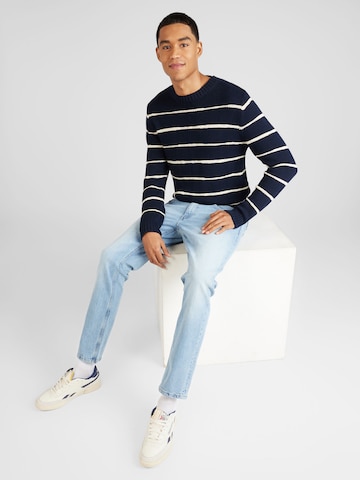 Casual Friday Sweater 'Karl' in Blue