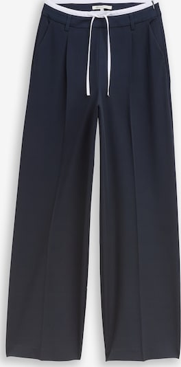 TOM TAILOR DENIM Housut värissä laivastonsininen / valkoinen, Tuotenäkymä