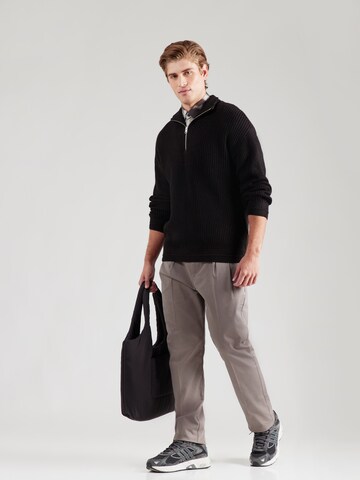 JACK & JONES Sweater 'JJKAITO' in Black