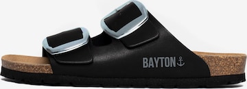 Bayton Pantolette 'Alicante' in Schwarz: predná strana