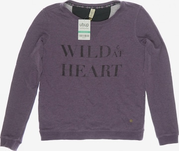 CAMPUS Sweatshirt & Zip-Up Hoodie in XS in Purple: front