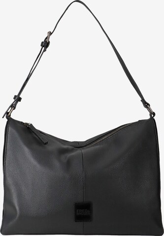 FREDsBRUDER Shoulder Bag in Black: front