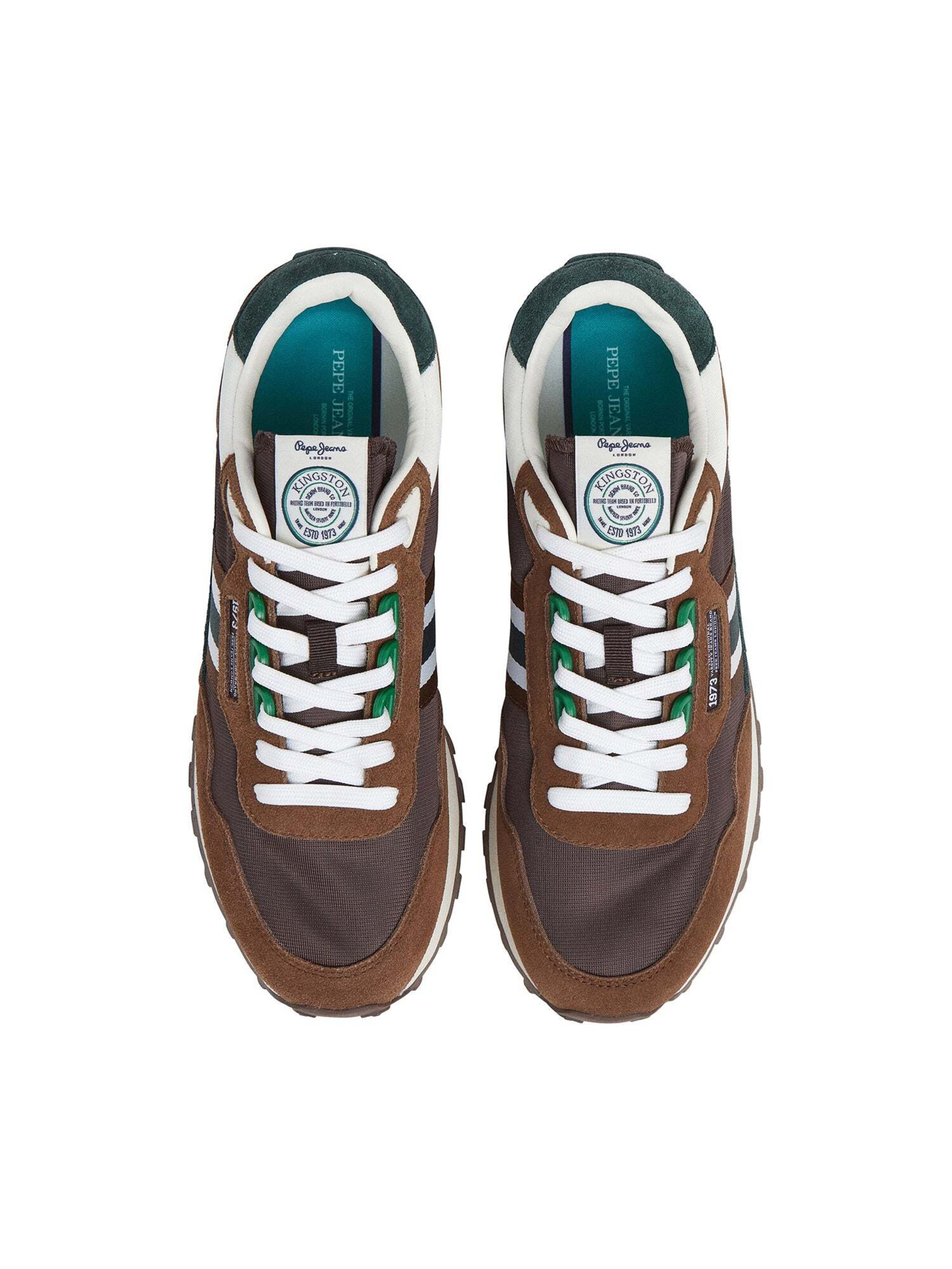 Pepe Jeans Platform trainers in Brown