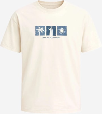 Neverless Shirt 'Paradise' in Beige: front