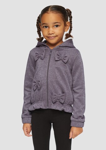 s.Oliver Sweat jacket in Purple: front