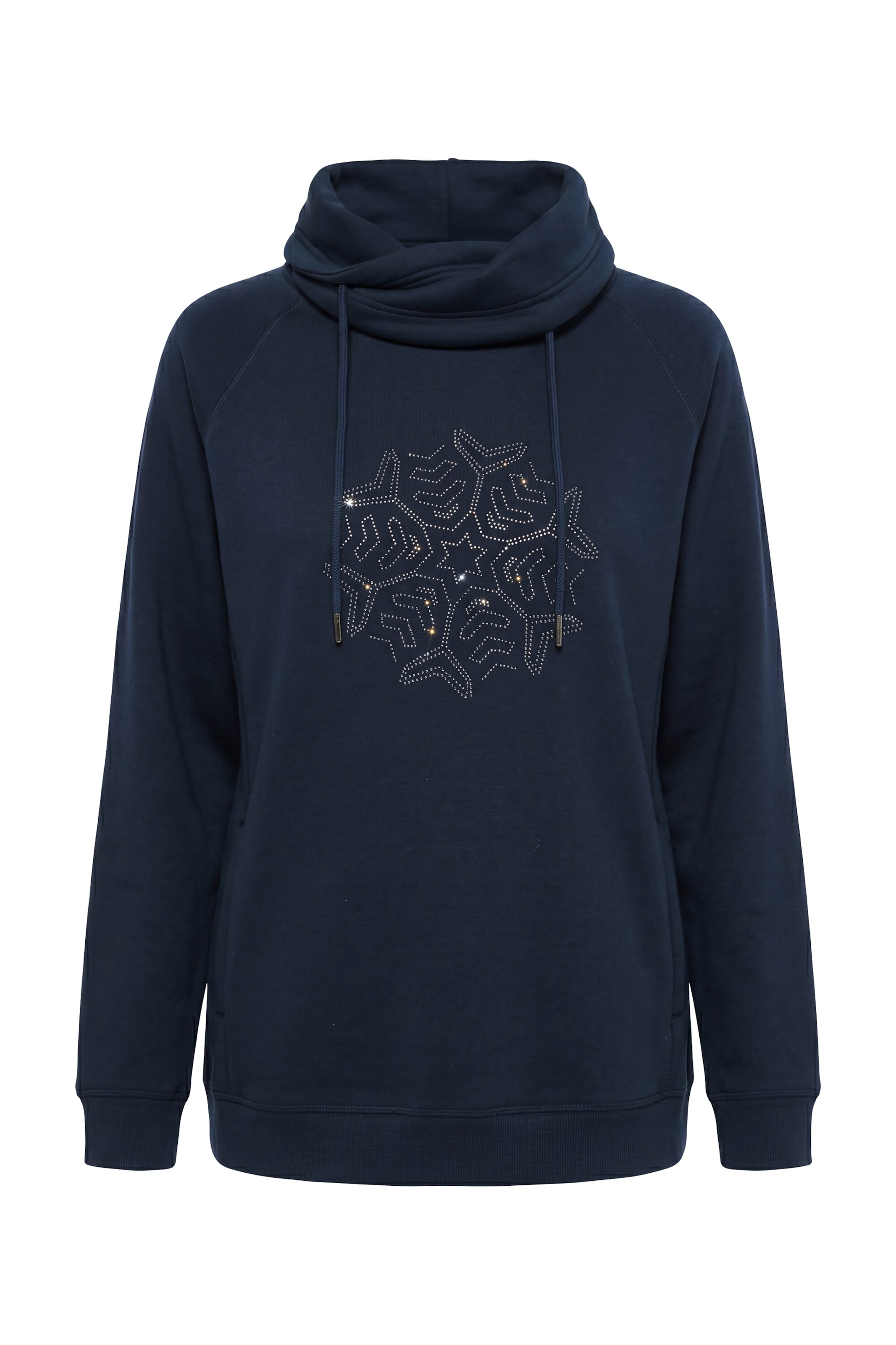 Ulla Popken Sweatshirt in Blue: front