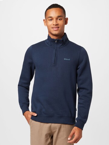 BLEND Sweatshirt 'Downton' in Blue: front