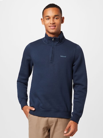 BLEND Sweatshirt 'Downton' in Blau: predná strana