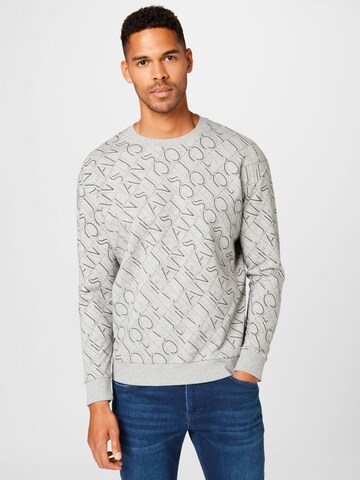 JOOP! Jeans Sweatshirt in Grijs: voorkant