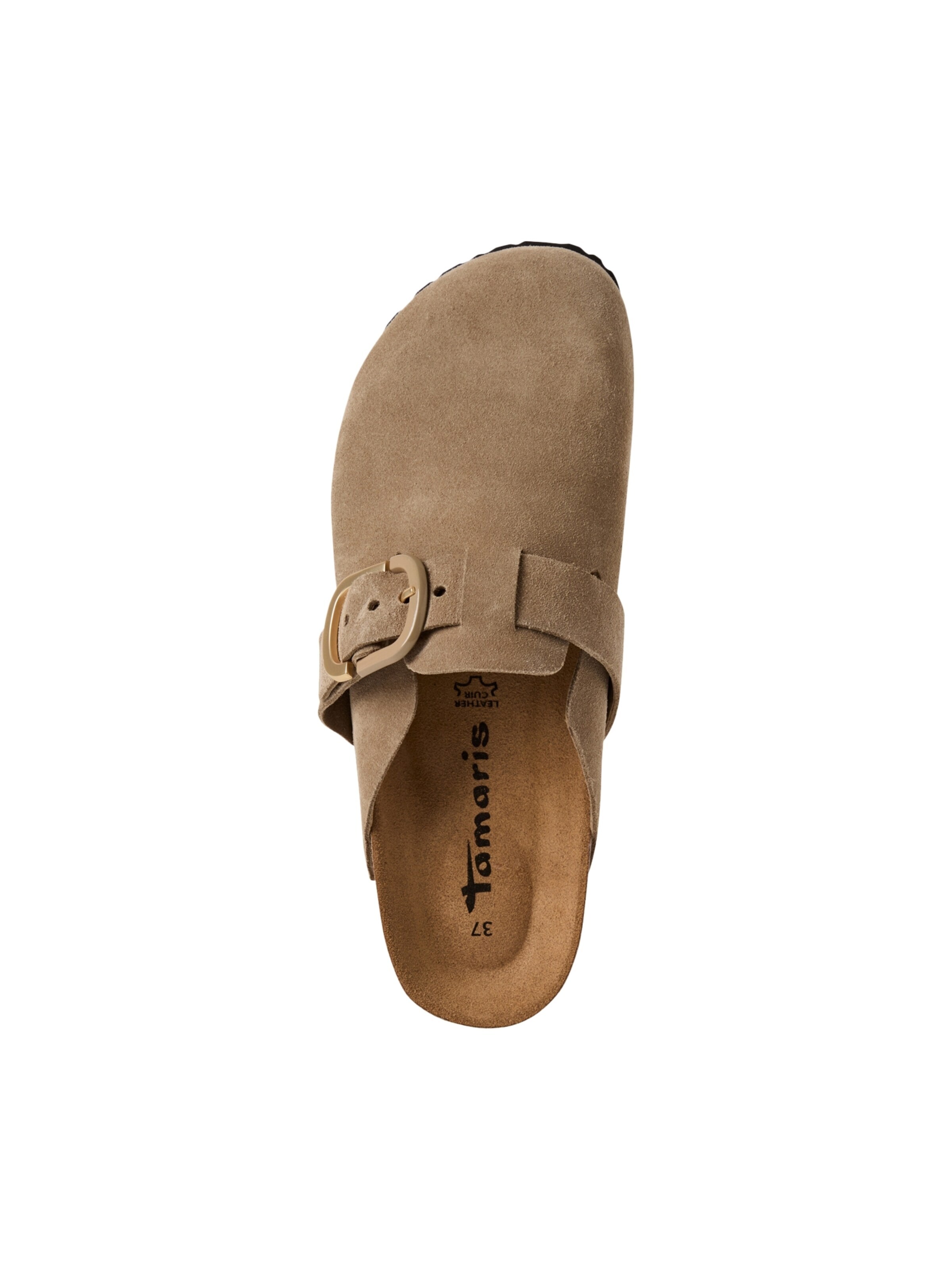 Tamaris - Zapatos abiertos 'Leder-Pantoletten' en marrón
