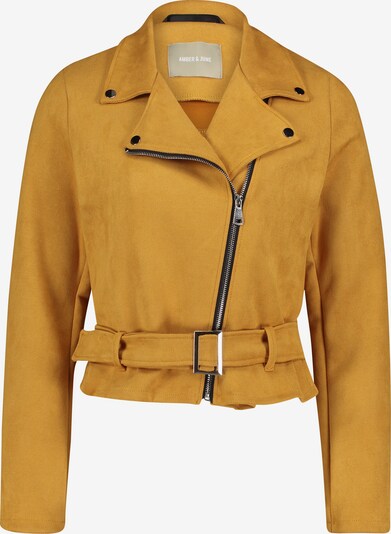 Amber & June Bikerjacke mit Gürtel in curry, Produktansicht