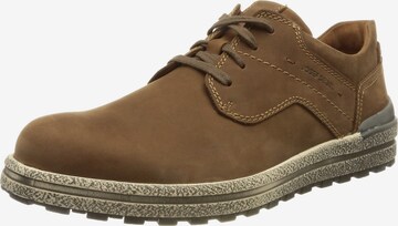 JOSEF SEIBEL Athletic Lace-Up Shoes in Brown: front