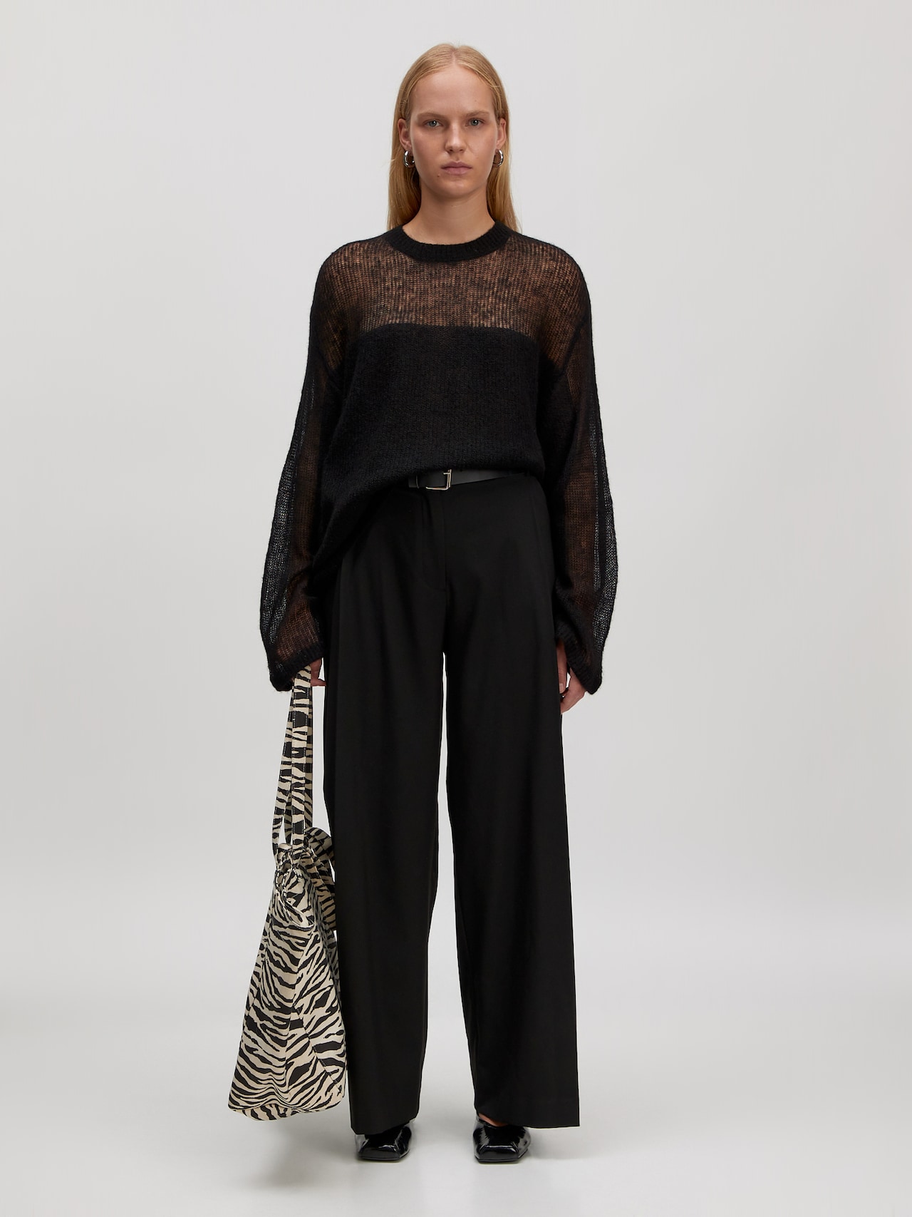 EDITED Produkte Pullover aus Wollmix 'Mariel' schwarz