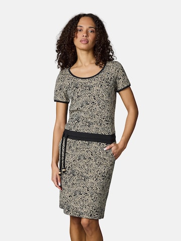 RagwearLjetna haljina 'Baomi Zoo Youmodo' - crna boja: prednji dio