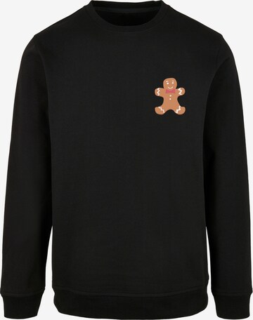 F4NT4STIC Sweatshirt 'Gingerbread Lebkuchen' in Black: front