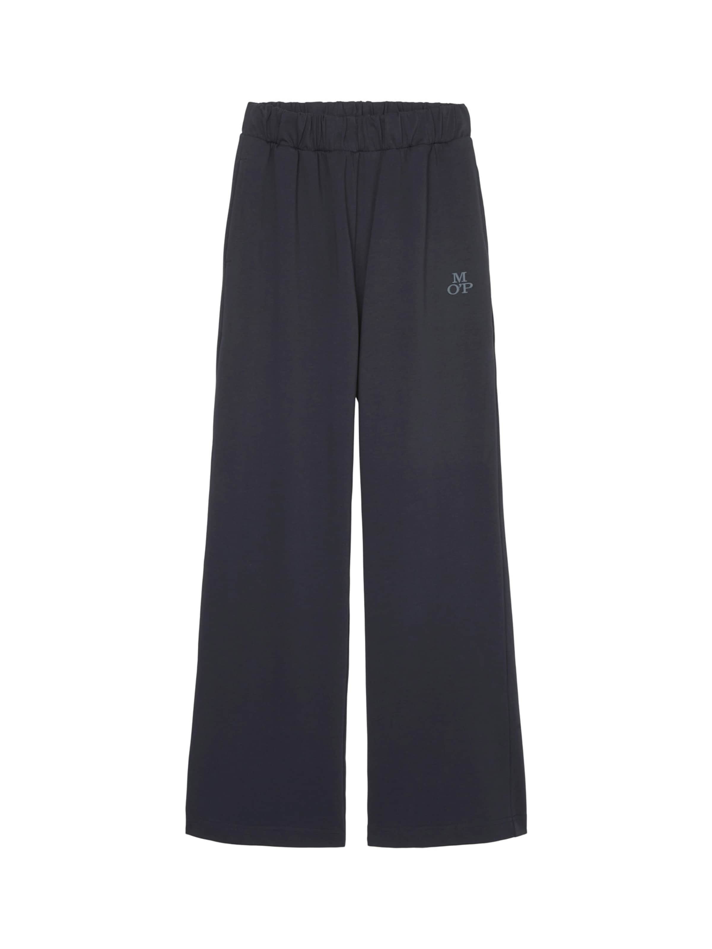 Marc O'Polo Pyjamahose ' Heavy Jersey ' in Blau: Vorderseite