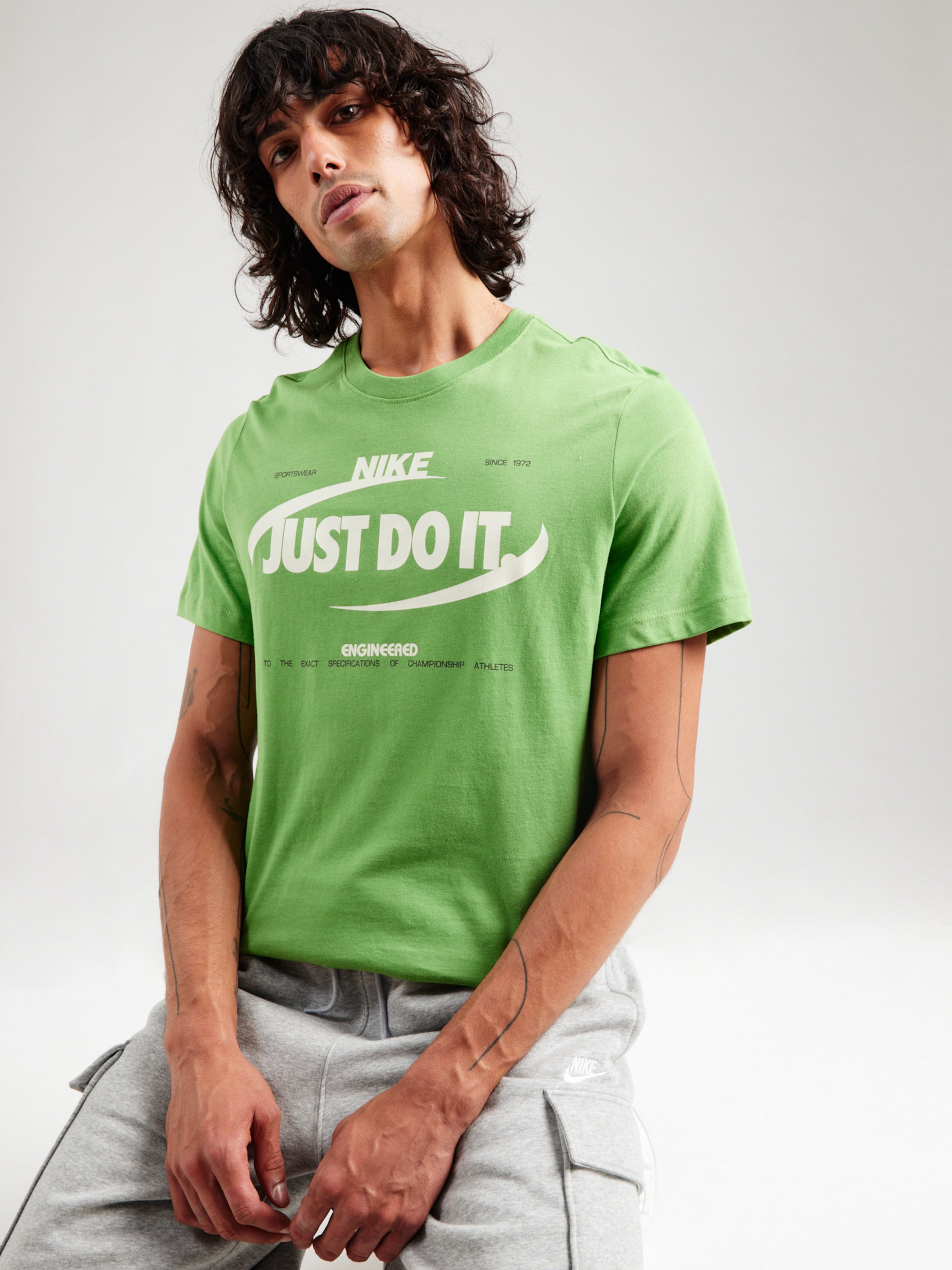 nike lime tshirt