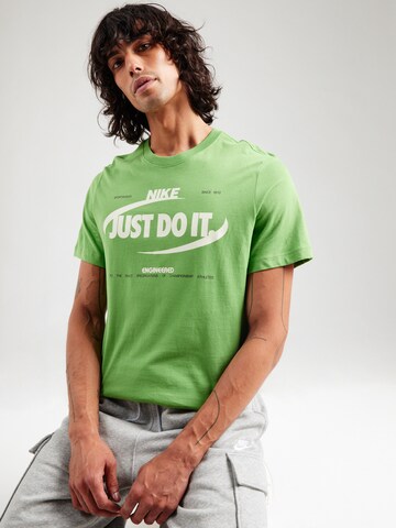 Nike Sportswear Paita värissä vihreä: etupuoli
