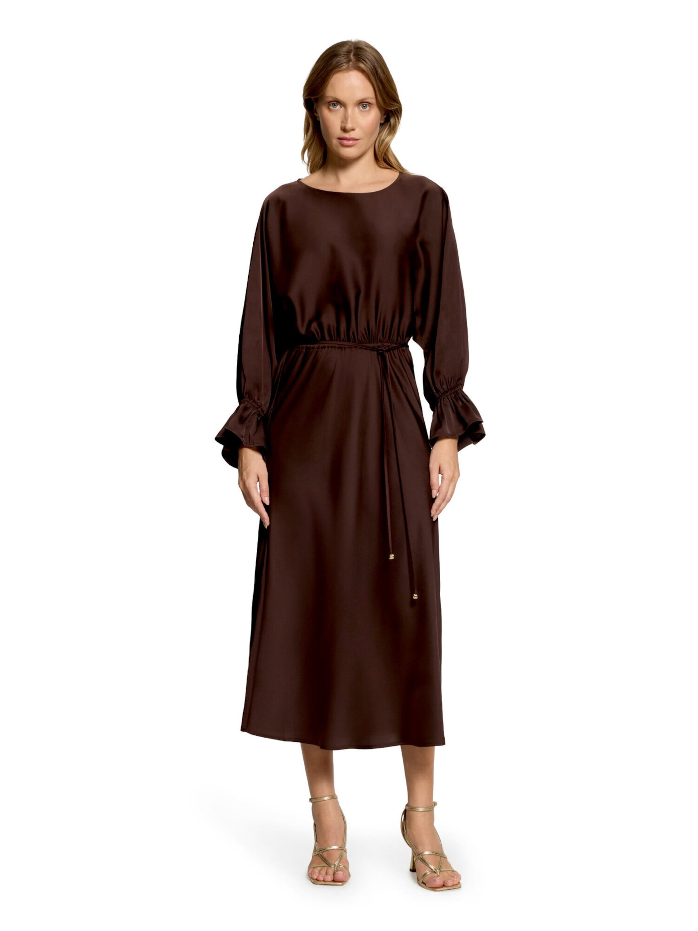 Vera Mont Dress in Brown: front
