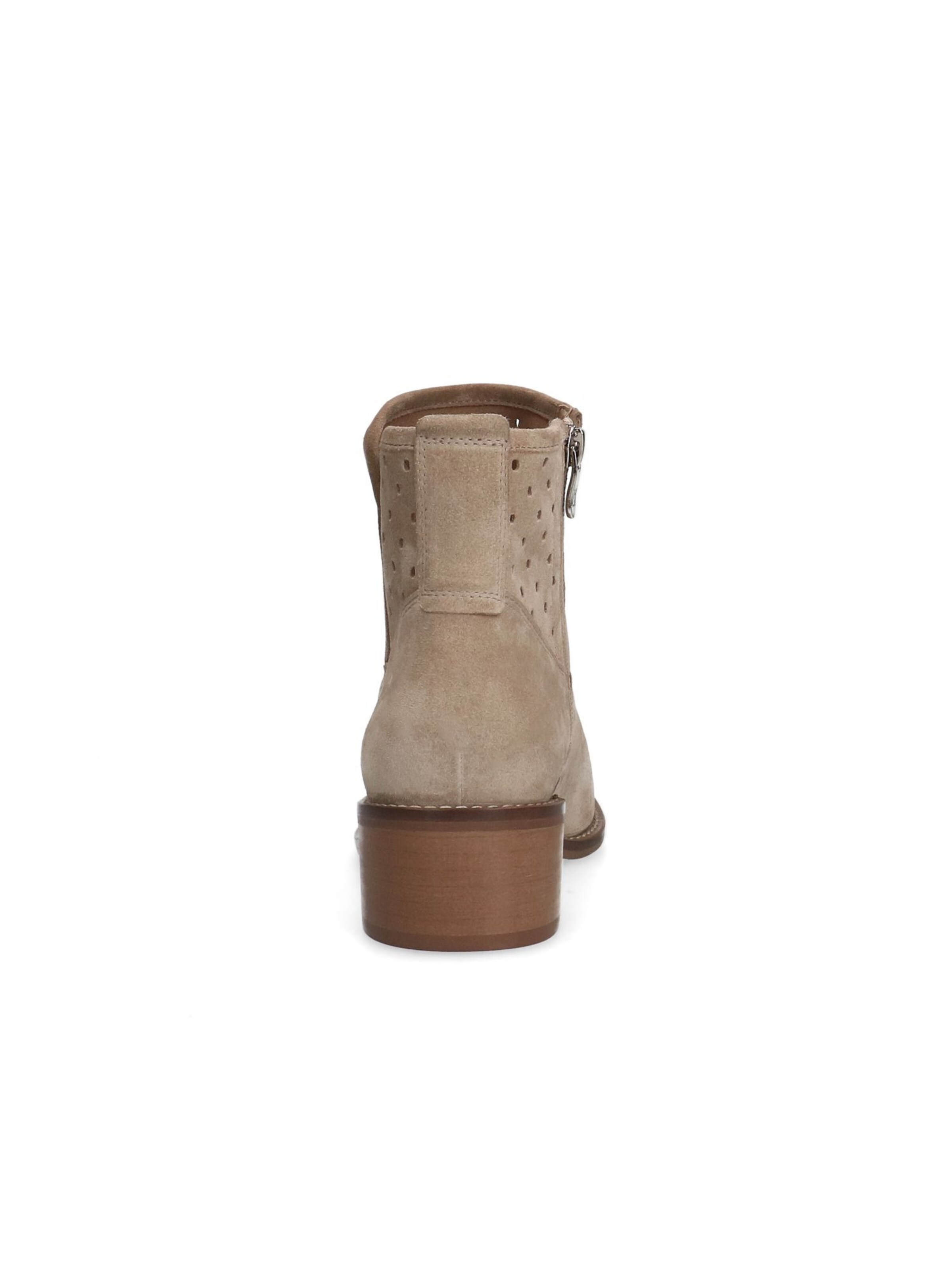 MANFIELD Stiefelette in Beige