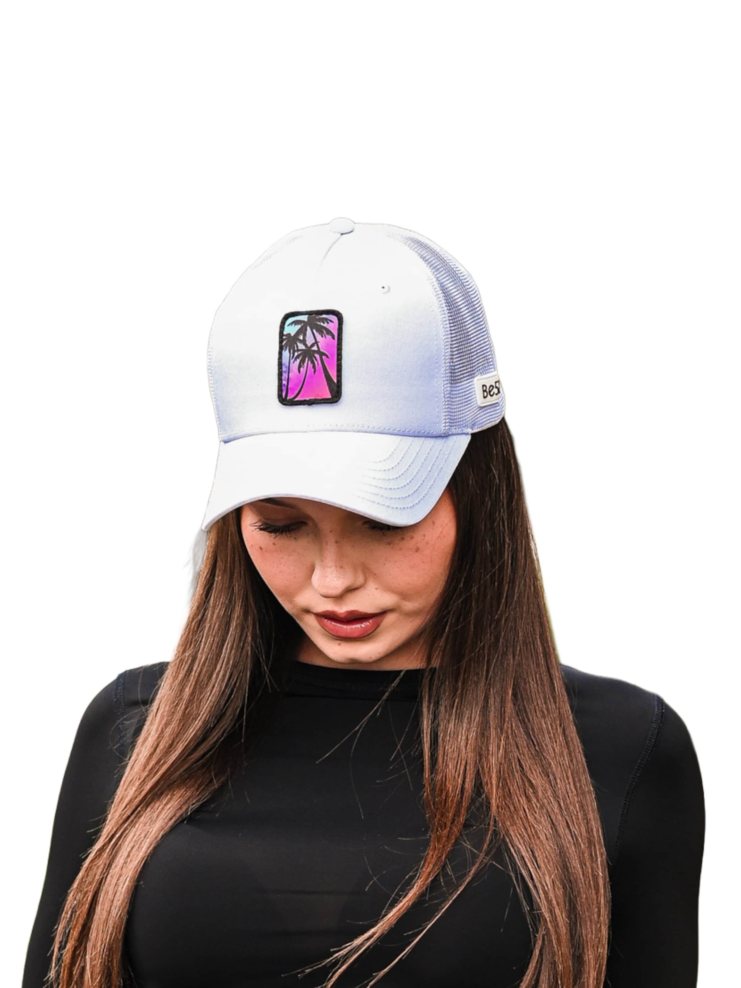 Be52 Cap 'Palms PremiumS'‌‌‌‌‌‌ in Weiß