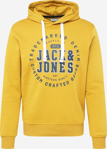 JACK & JONES Mikina 'Tamp' – žlutá: přední strana