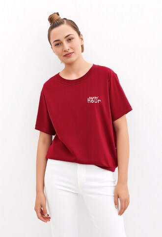 VERO MODA T-Shirt in Rot: Vorderseite