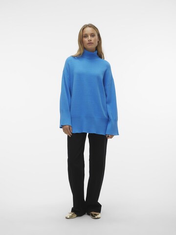 VERO MODA Sweater 'GOLD NEEDLE' in Blue