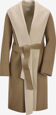 Manteau mi-saison MADELEINE en beige : devant