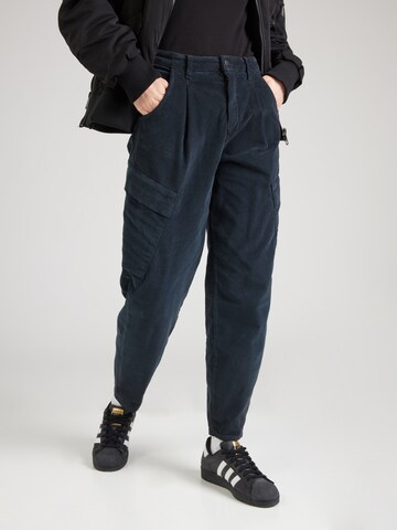 Gang Tapered Cargohose 'SILVIA' in Blau: Vorderseite